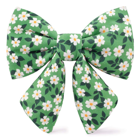 Dainty Daisies Lady Dog Bow from The Foggy Dog