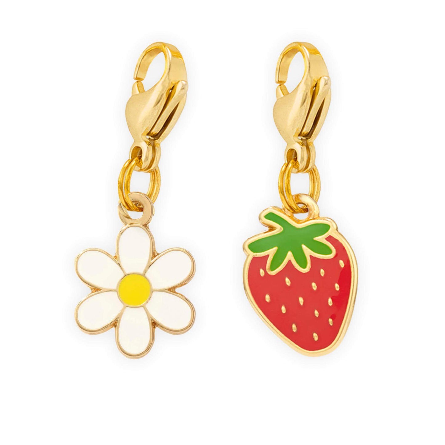 Strawberry Patch Collar Charm Set from The Foggy Dog