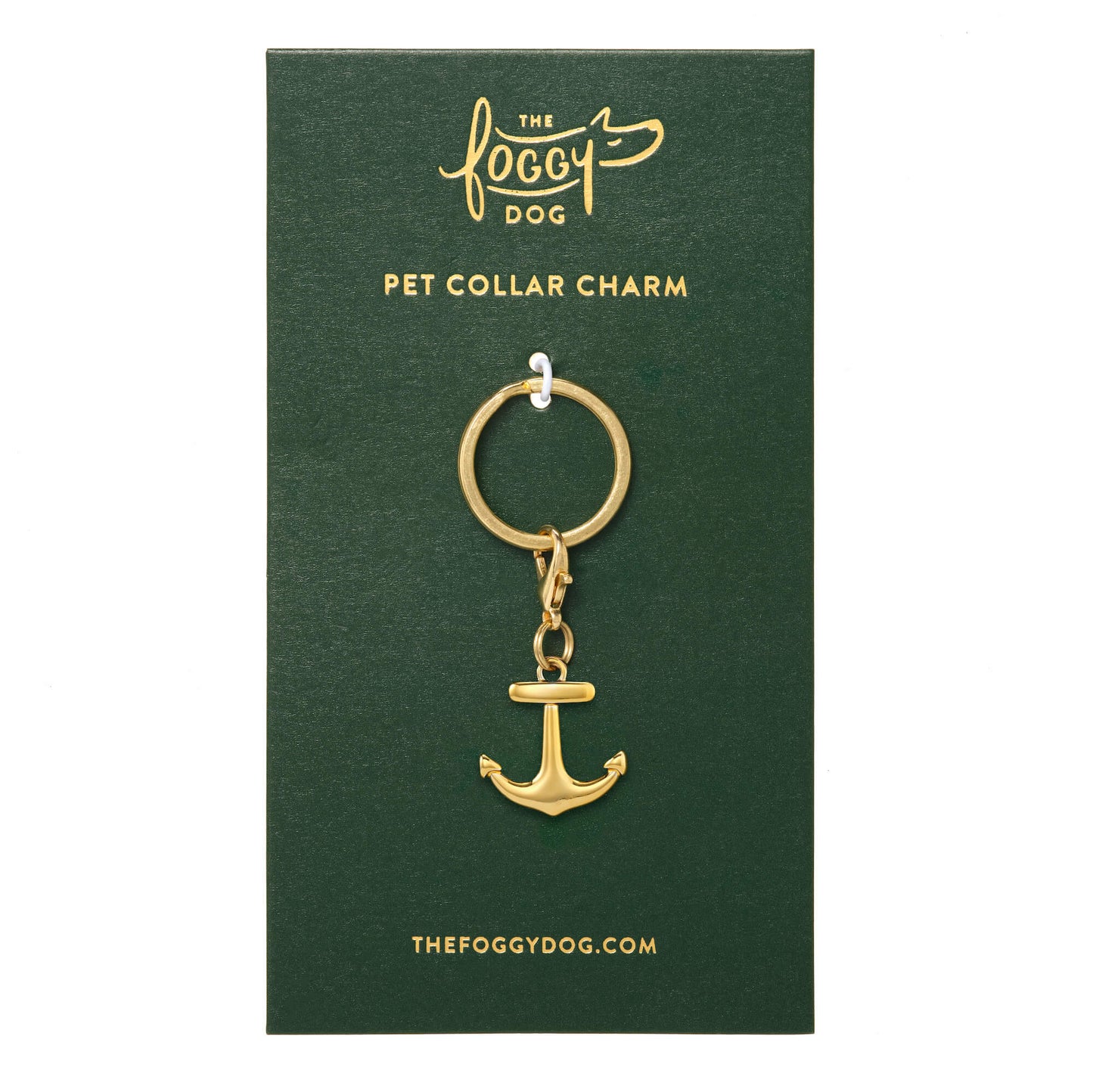 Anchor Collar Charm from The Foggy Dog