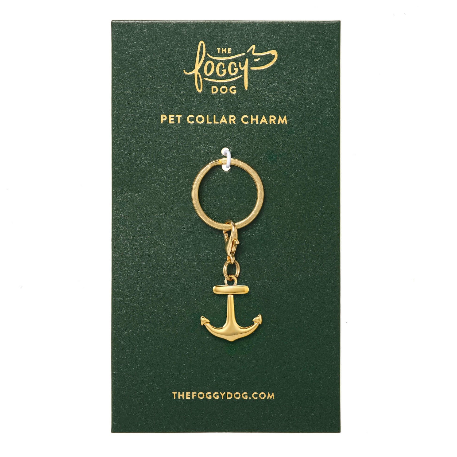 Anchor Collar Charm from The Foggy Dog