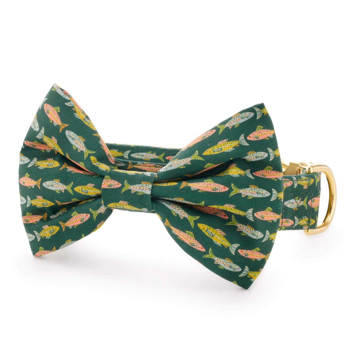 Gone Fishing Bow Tie Collar from The Foggy Dog