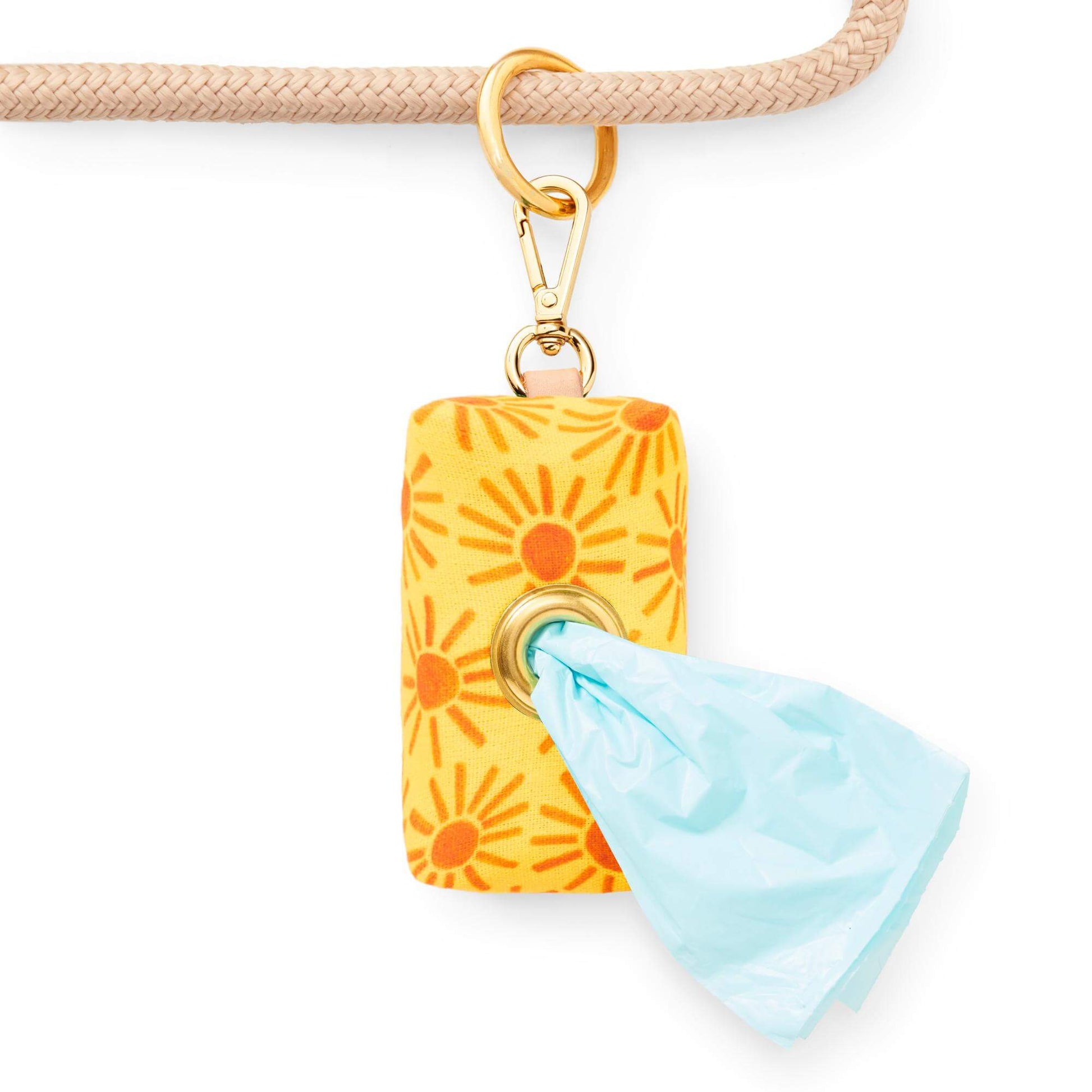 Here Comes the Sun Waste Bag Holder from The Foggy Dog