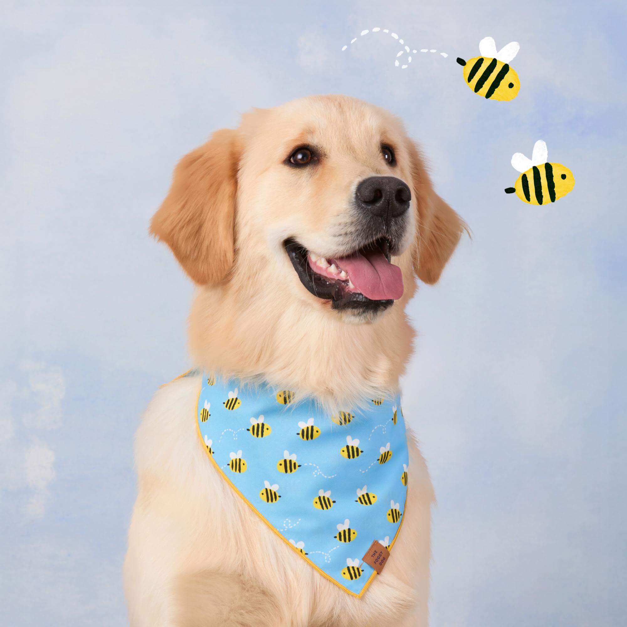 Sweet as Can Bee Dog Bandana – The Foggy Dog Sweet as Can Bee Dog Bandana – The Foggy Dog