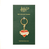 Rescued With Love Collar Charm from The Foggy Dog