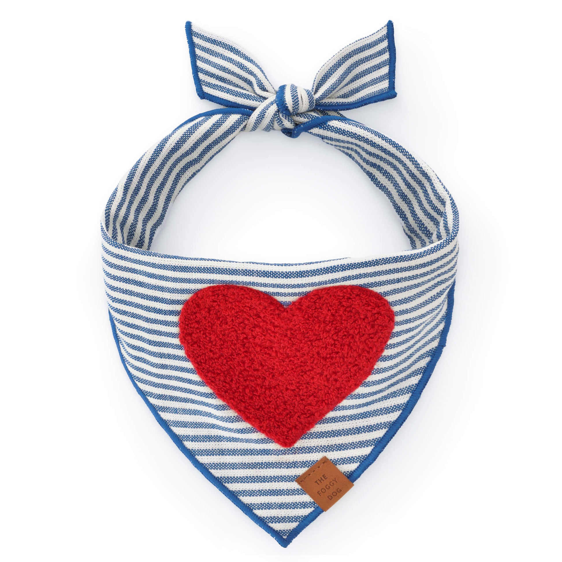 Heart Applique Dog Bandana from The Foggy Dog