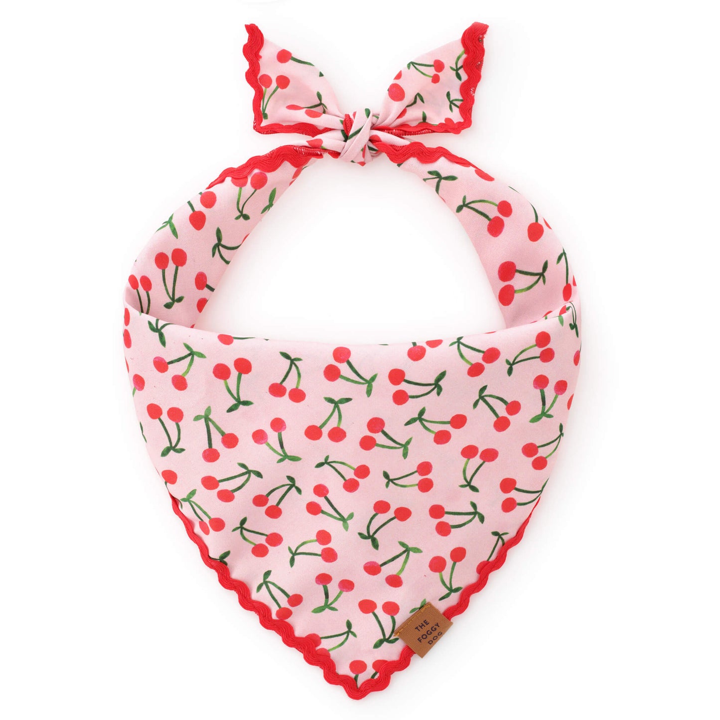 Cherry Jubilee Dog Bandana from The Foggy Dog