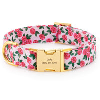 Rosette Dog Collar from The Foggy Dog
