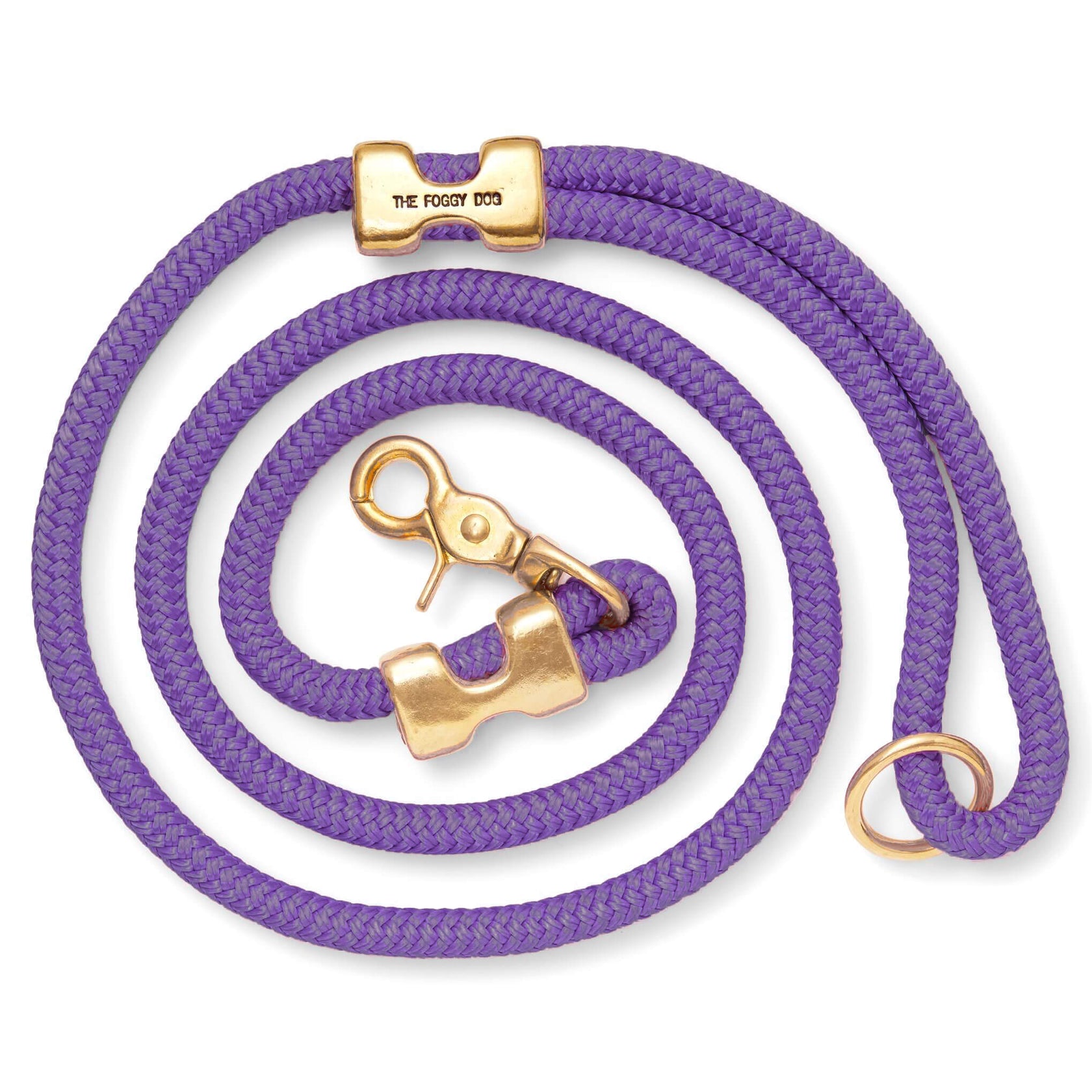 Violet Marine Rope Dog Leash – The Foggy Dog