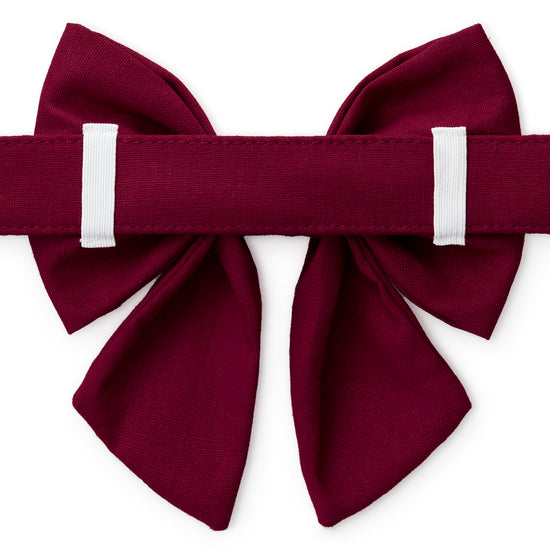 Wine Lady Bow Collar from The Foggy Dog