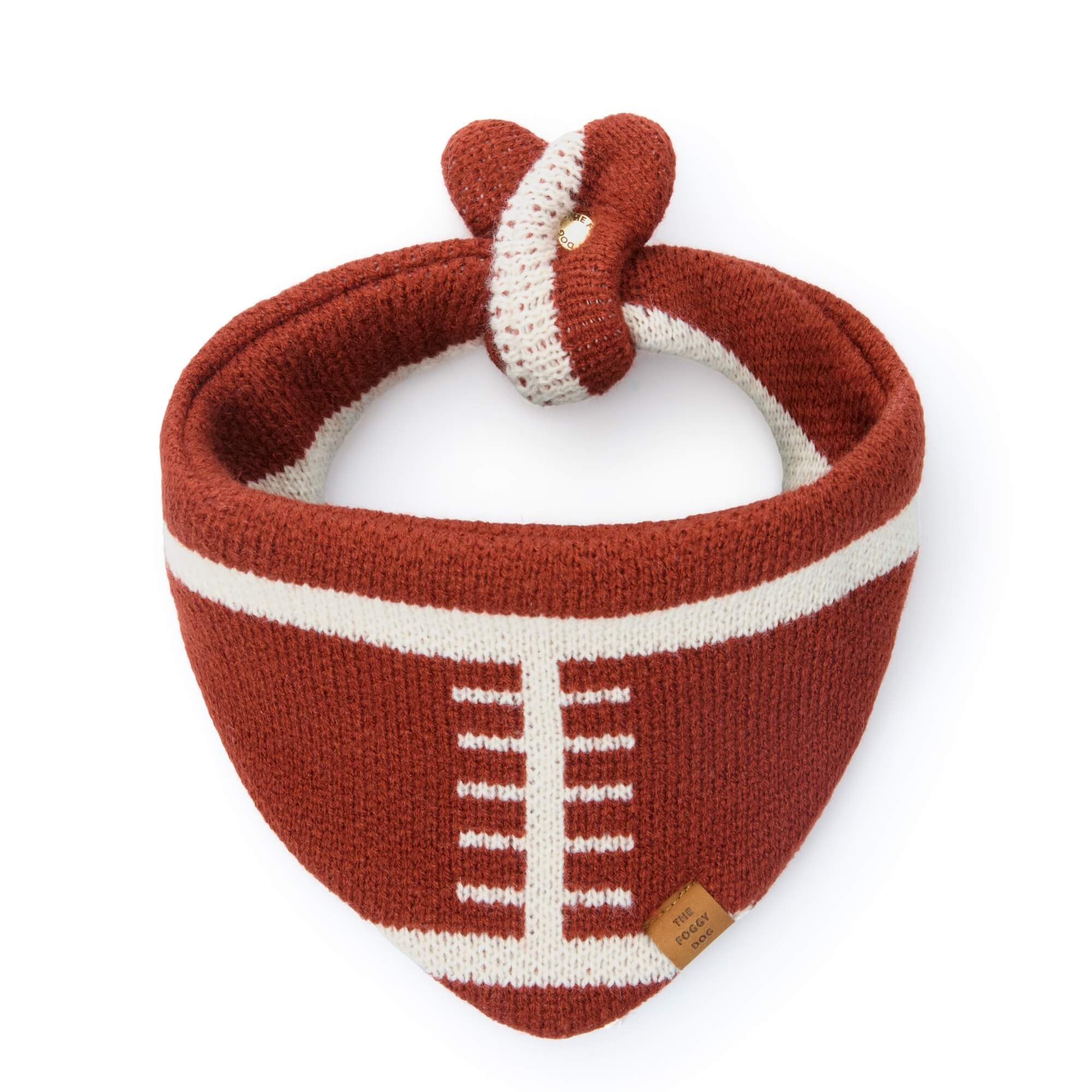 Football Knit Dog Bandana – The Foggy Dog