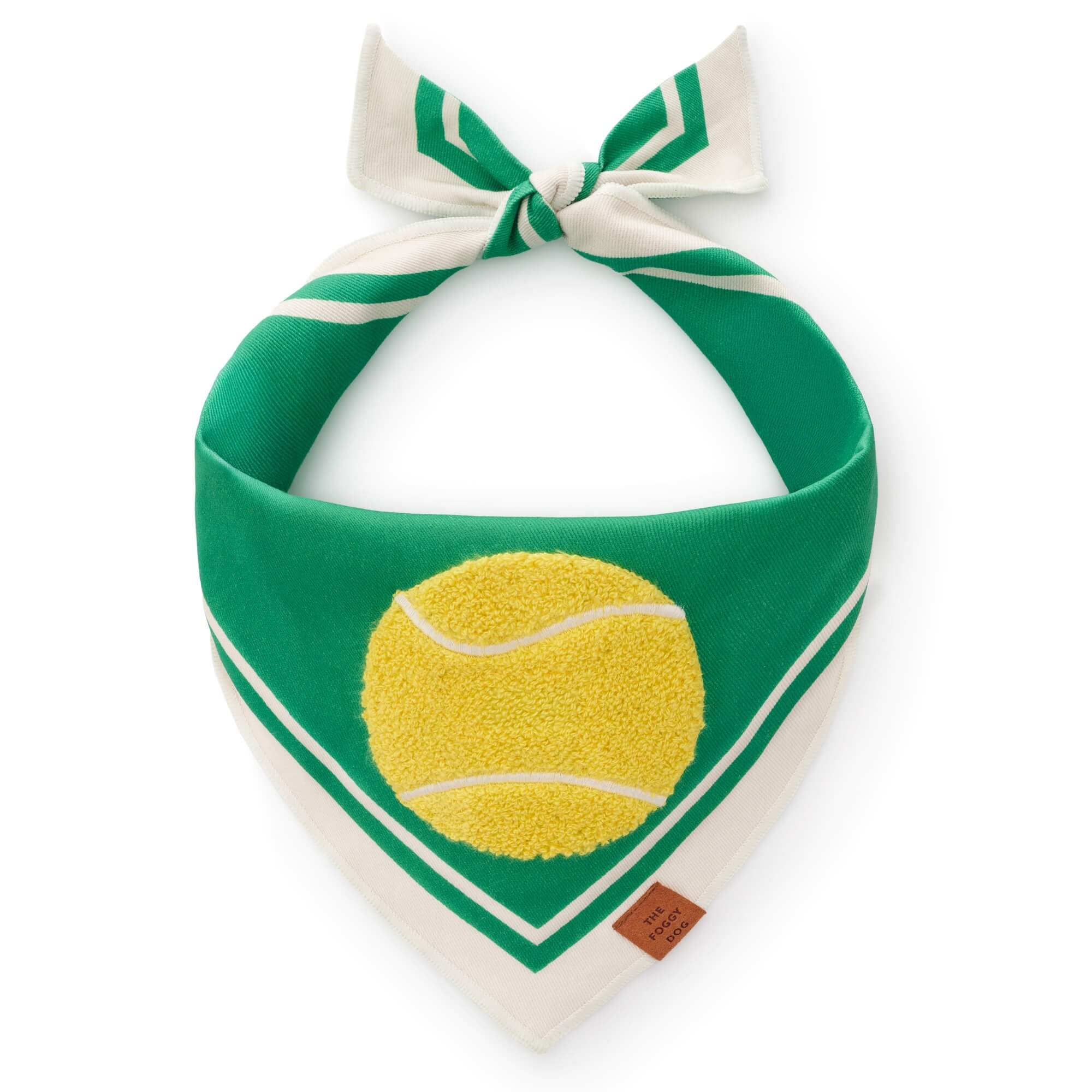 Tennis Applique Dog Bandana – The Foggy Dog