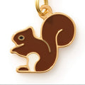Brown Squirrel Collar Charm
