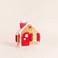 Gingerbread House Interactive Snuffle Dog Toy from The Foggy Dog