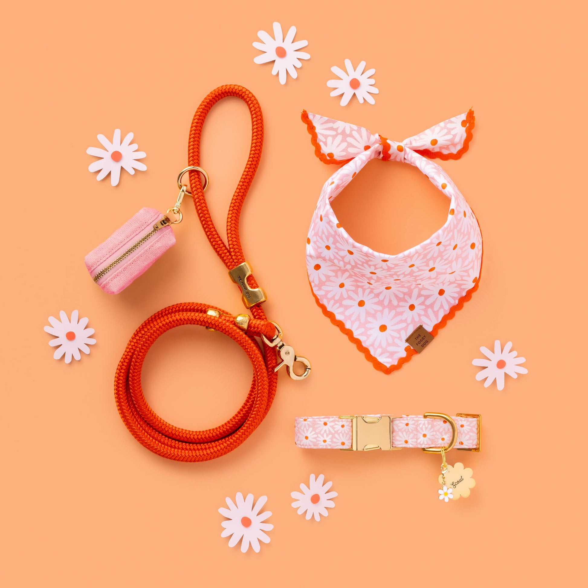 Daisy Collar Charm – The Foggy Dog