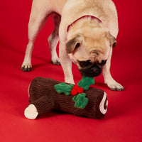 Yule Log Interactive Snuffle Dog Toy from The Foggy Dog