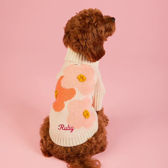 In Bloom Dog Sweater