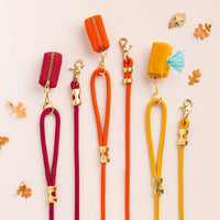 Wine Waxed Canvas Waste Bag Dispenser from The Foggy Dog