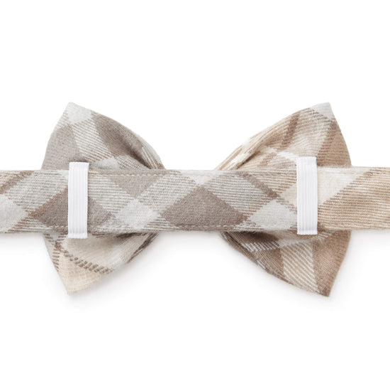 Andover Plaid Flannel Dog Bow Tie from The Foggy Dog