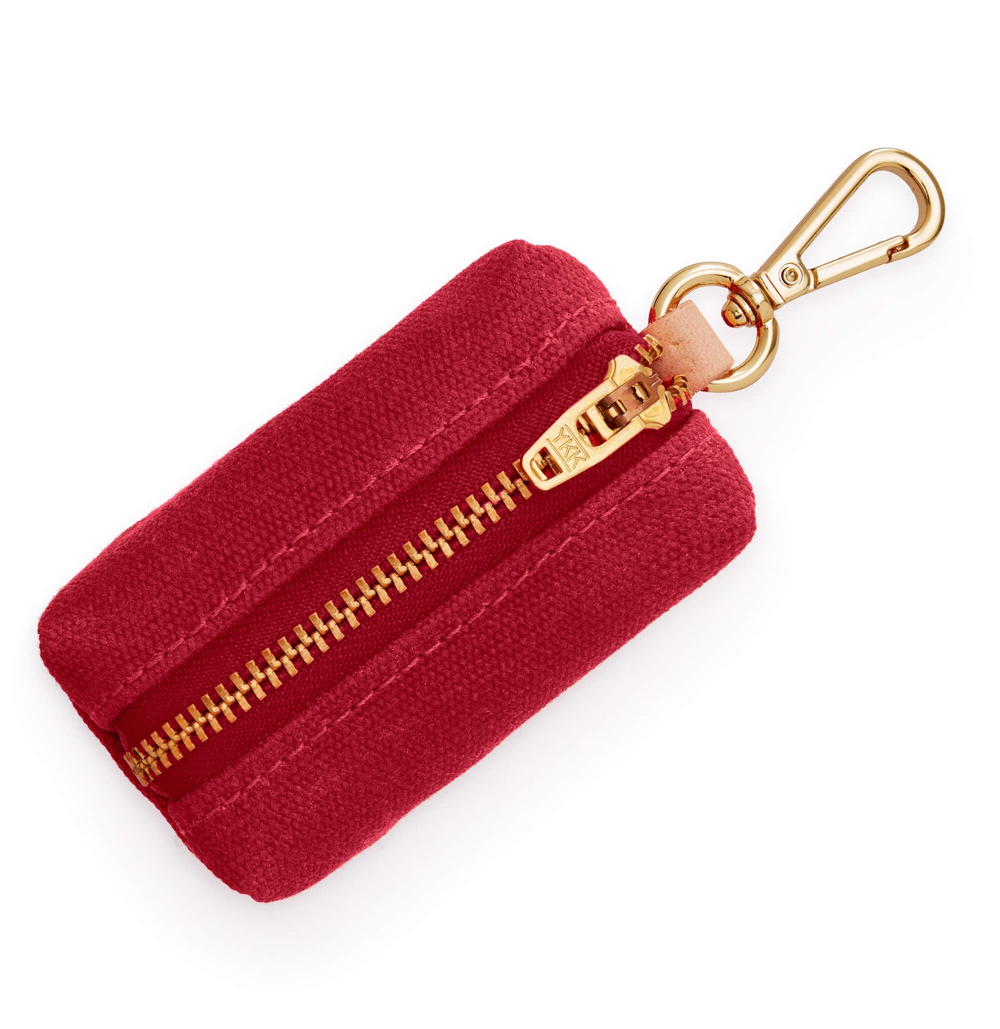 Wine Waxed Canvas Waste Bag Dispenser from The Foggy Dog