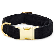 Black Velvet Dog Collar