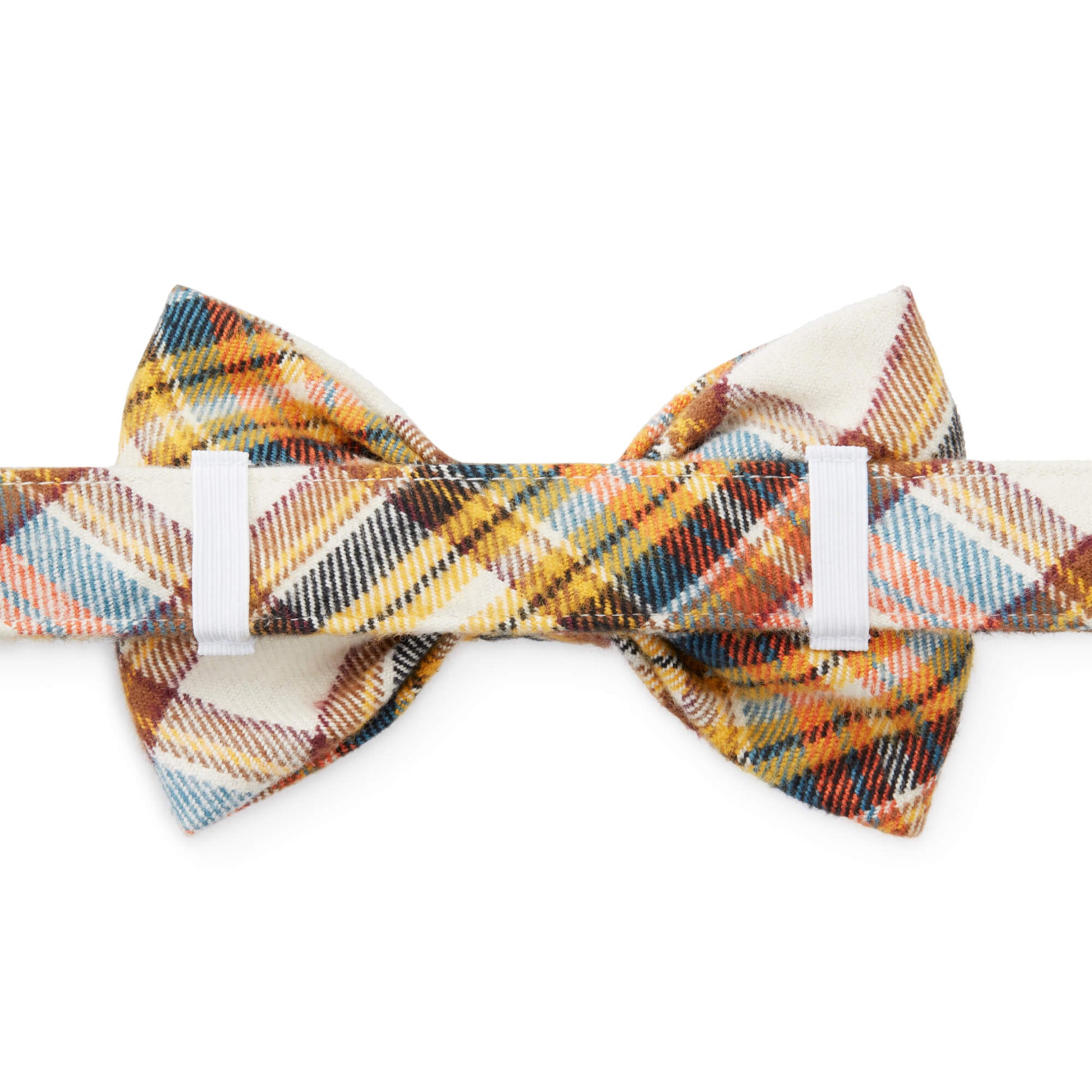 Cornucopia Plaid Flannel Bow Tie Collar view 2