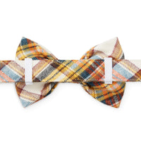 Cornucopia Plaid Flannel Bow Tie Collar view 2