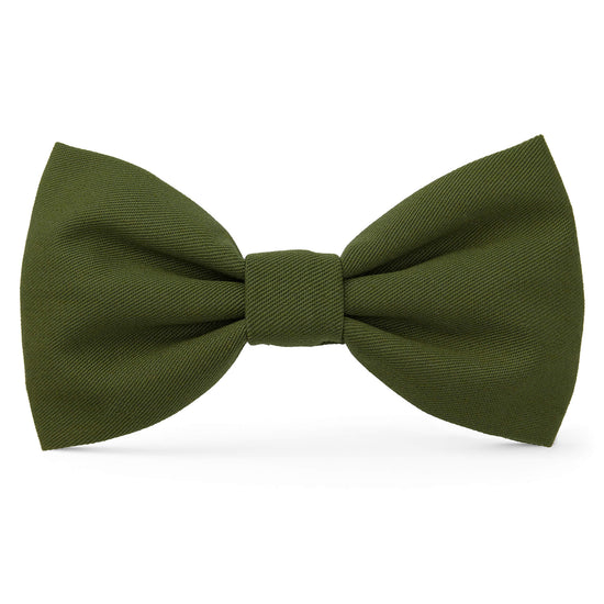 Olive Dog Bow Tie