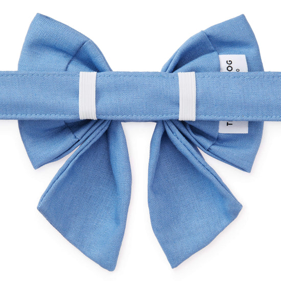 Periwinkle Lady Bow Collar