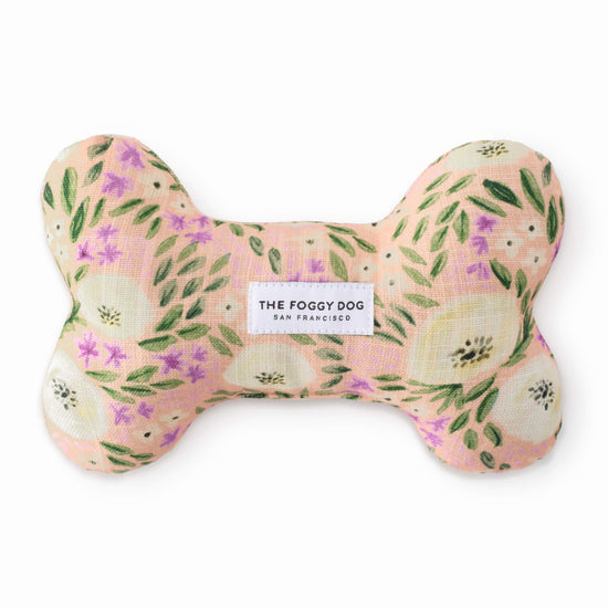 Harper Floral Dog Squeaky Toy from The Foggy Dog