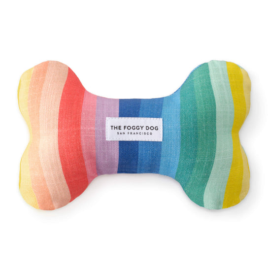 Over the Rainbow Dog Squeaky Toy from The Foggy Dog