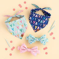 Confetti Dots Dog Bow Tie from The Foggy Dog 
