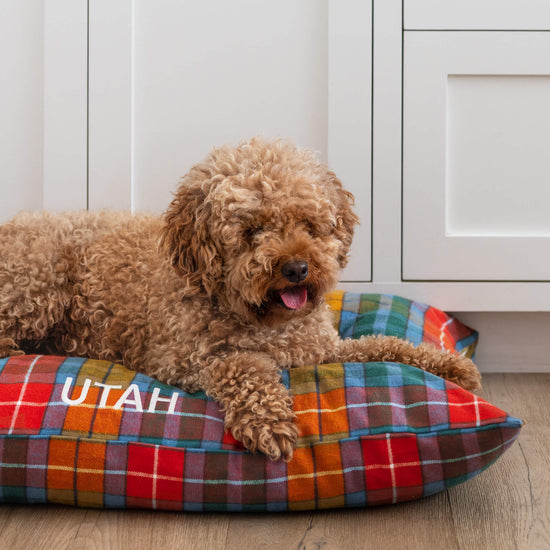 Buchanan Plaid Flannel Dog Bed