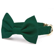 Evergreen Bow Tie Collar from The Foggy Dog 