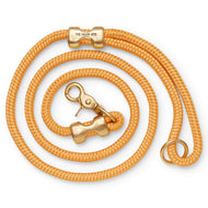 Goldenrod Marine Rope Dog Leash (Standard/Petite) from The Foggy Dog 