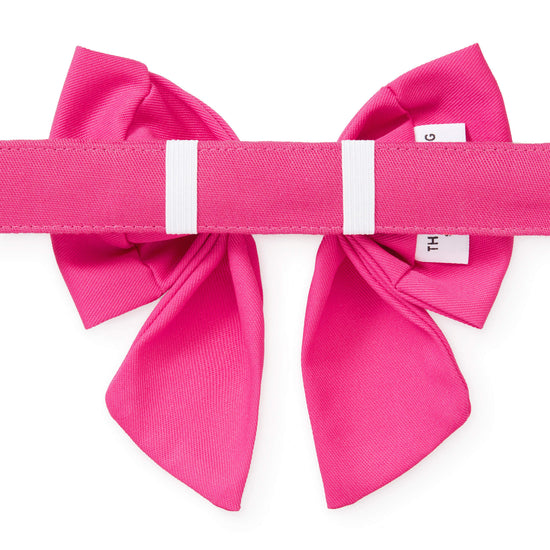 Hot Pink Lady Bow Collar from The Foggy Dog 