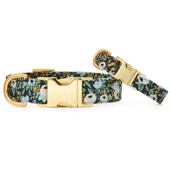 Periwinkle Posies Dog Collar from The Foggy Dog XS 