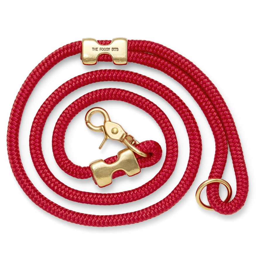 Ruby Marine Rope Dog Leash – The Foggy Dog