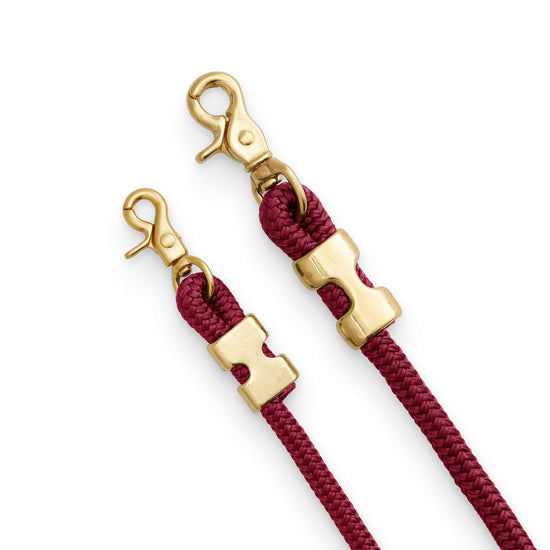 Wine Marine Rope Dog Leash (Standard/Petite) from The Foggy Dog 